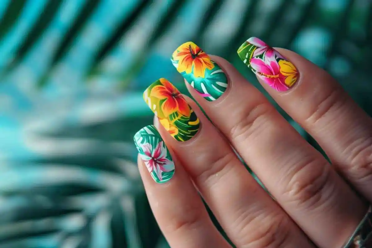 Öt trópusi körömdizájn, amellyel ragyoghatsz nyáron