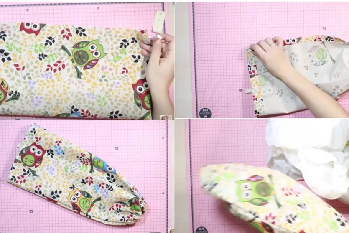 Hogyan készíts otthon textil tárolót szemeteszsákokhoz egy egyszerű trükkel?